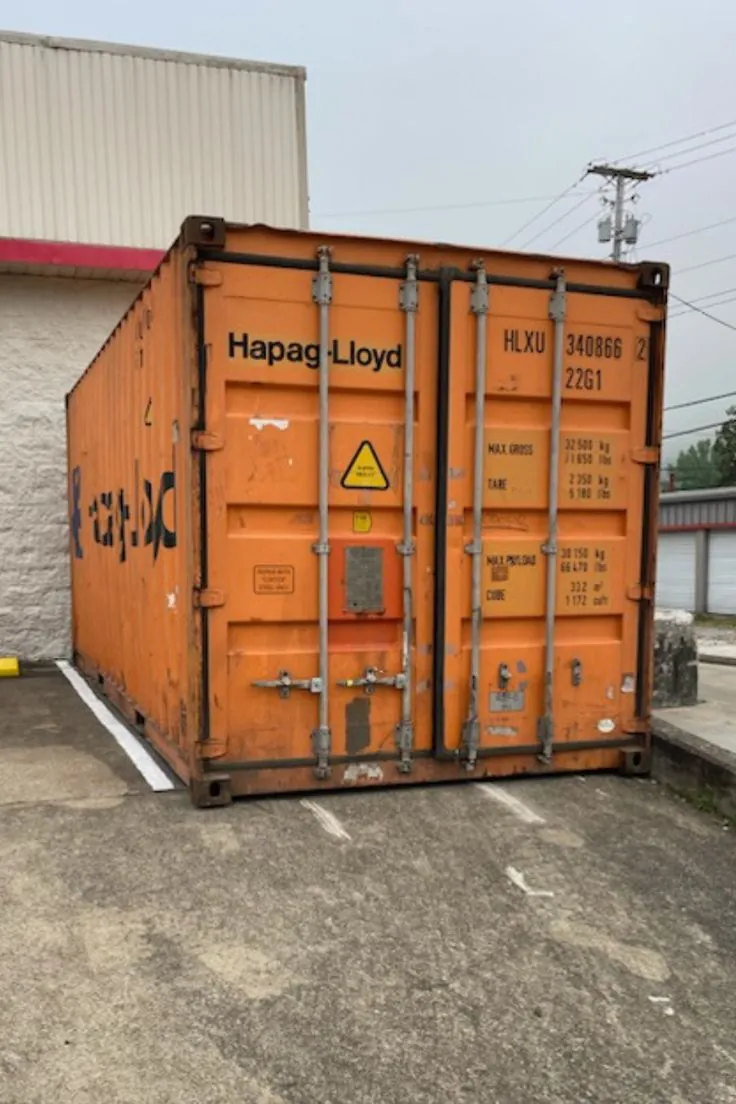 Used 20ft standard conex box
